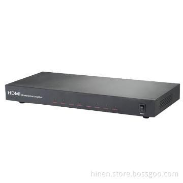 Eight outputs HDMI Amplifier Splitters 1X8 HDMI Splitter